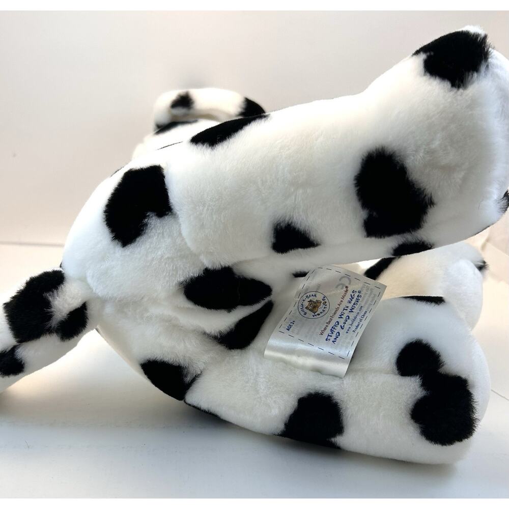 Build A Bear Be Mine Dalmatian Plush Puppy Dog Heart Patch Original Necklace 09 - Picture 9 of 11